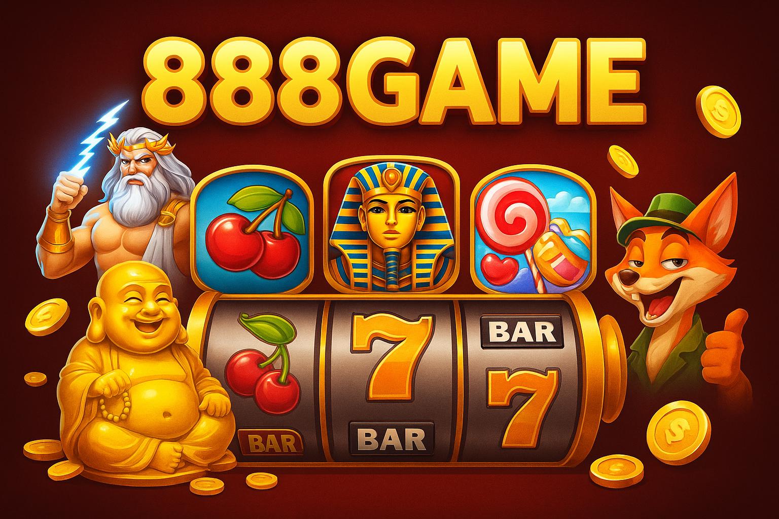 Explore o mundo das slot machines no 888GAME Casino